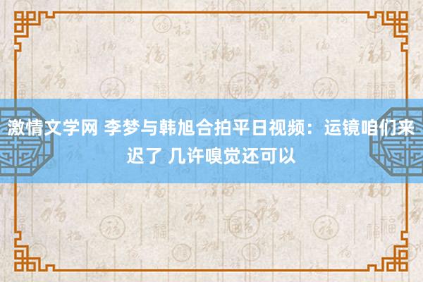 激情文学网 李梦与韩旭合拍平日视频：运镜咱们来迟了 几许嗅觉还可以